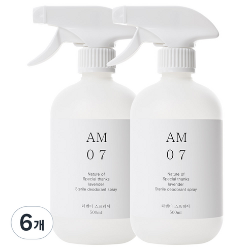 몬트 라벤더 살균 탈취제, 500ml, 6개