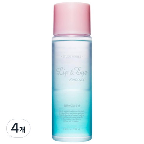 에뛰드하우스 립 앤 아이 리무버, 100ml, 4개
