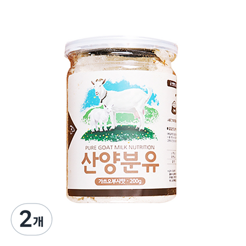 궁 고양이 산양 분유, 200g, 2개