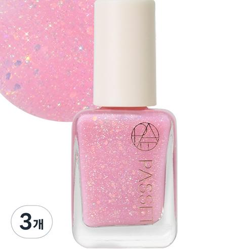 파셋 셀럽 네일 폴리쉬 매니큐어, 54 러블리핑크, 7ml, 3개