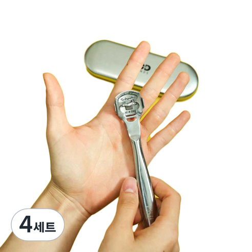 와드프렌즈 굳은살 제거기 + 교체용 칼날 10p, 4세트