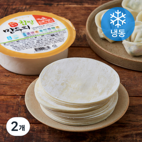 황소식품 우리동네 찹쌀 만두피 (냉동), 330g, 2개