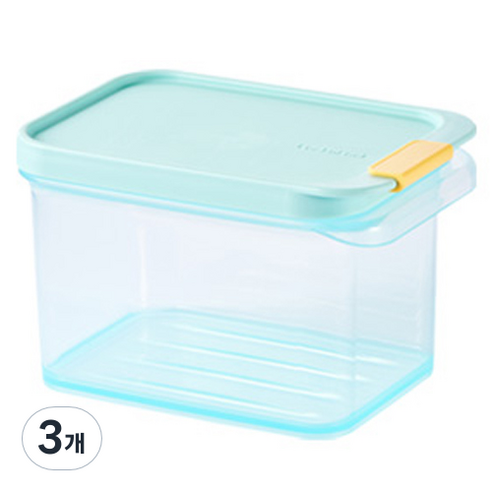 락앤락 프리저핏 냉동실 정리용기 750ml, 3개, 용기 + 뚜껑