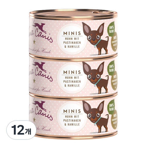 테라카니스 어덜트 강아지 습식사료 미니 치킨과 파스닙 3p, 닭, 100g, 12개