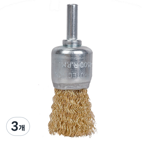 워크프로 베이비 브러쉬 19mm WP407001, 3개