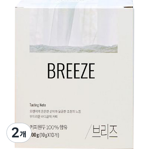 엔제리너스 브리즈 르완다 쿠카무 드립백커피, 10g, 10개입, 2개