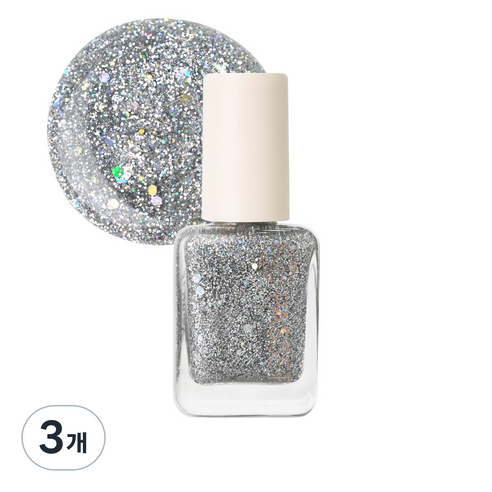 파셋 셀럽 네일컬러 폴리쉬 매니큐어 7ml, 47 판타스틱홀로, 3개