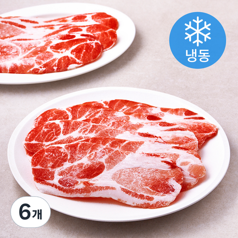 돼지고기 목전지 제육볶음용 (냉동), 6개, 900g