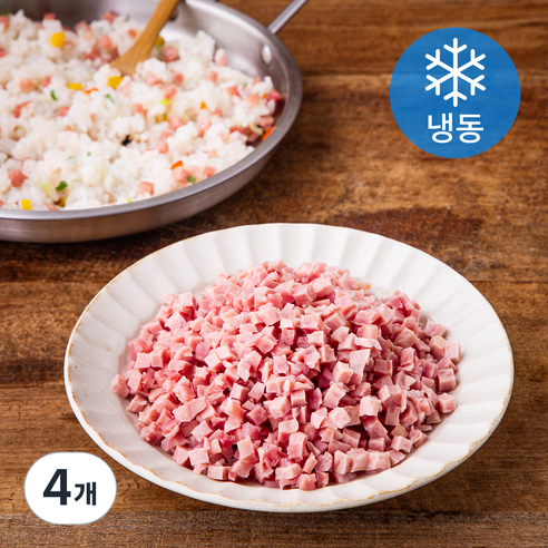 웰쿠스 스모크햄 (냉동), 1kg, 4개