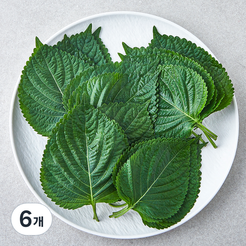 국내산 친환경 깻잎, 30g, 6개