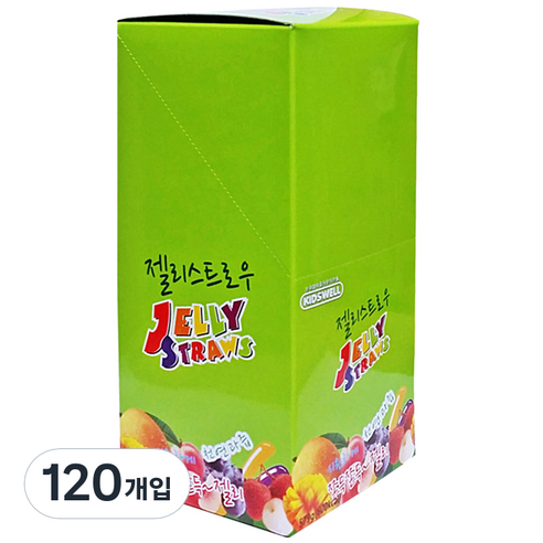 젤리젤리 젤리 스트로우, 19.3g, 120개입