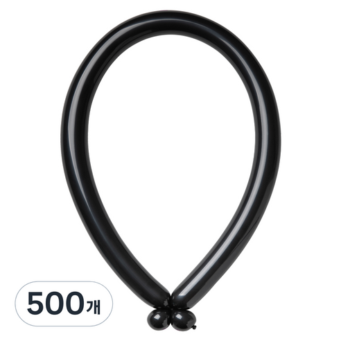 조이벌룬 260 풍선, 블랙, 500개