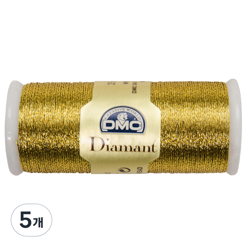 DMC 디아망뜨 태팅 자수 레이스실, D3852, 5개