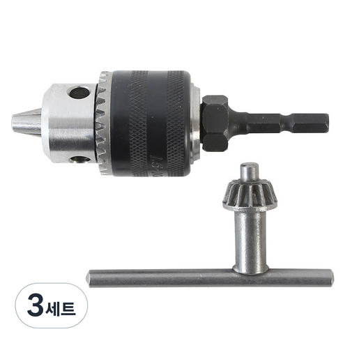 블루텍 원터치드릴척 BDA-10H 육각생크 C5411061, 3세트