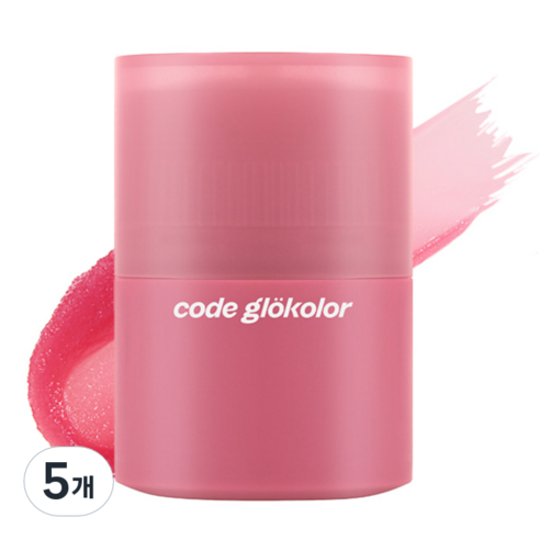 코드글로컬러 컬러 립세린, 01 레드 바이트, 15ml, 5개