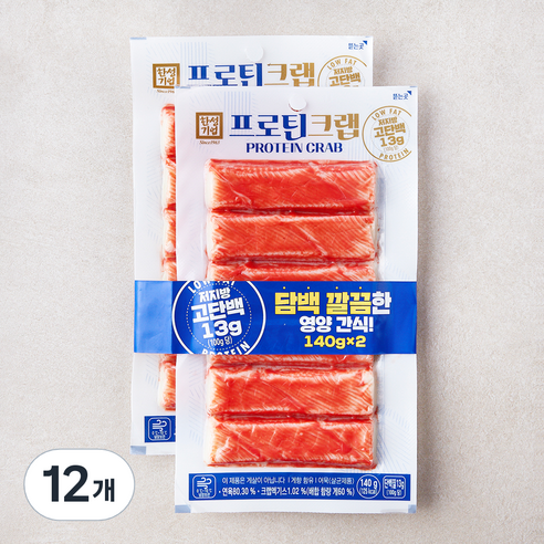 한성기업 프로틴 크랩, 140g, 12개