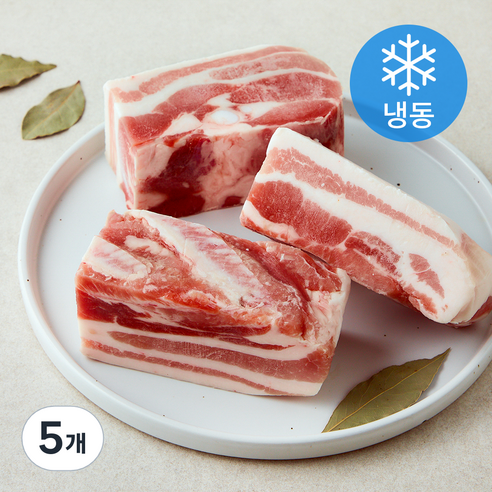 동원 수입산 삼겹살 수육용 (냉동), 5개, 700g