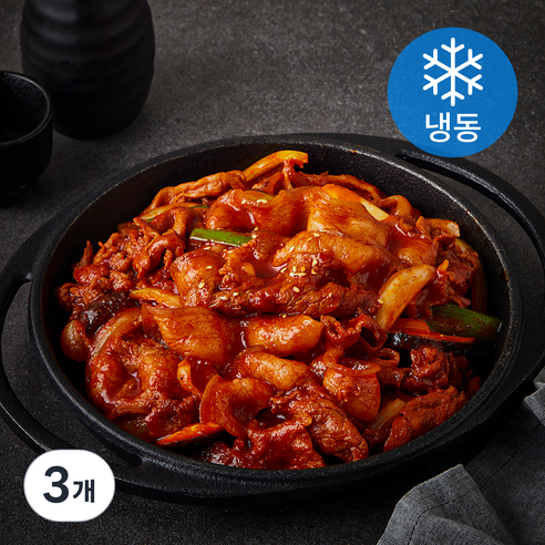 삼다돈 제주흑돼지 고추장 양념 불고기 (냉동), 300g, 3개