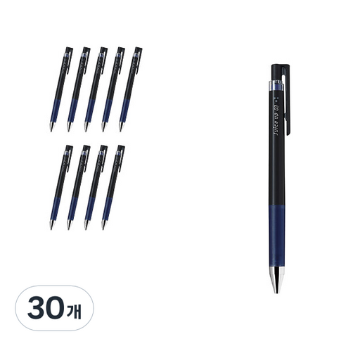 파이롯트 쥬스업 젤잉크펜 0.3mm LJP-20S3, 블루블랙, 30개