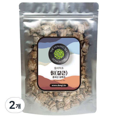 동이약초 칡 갈근, 250g, 2개