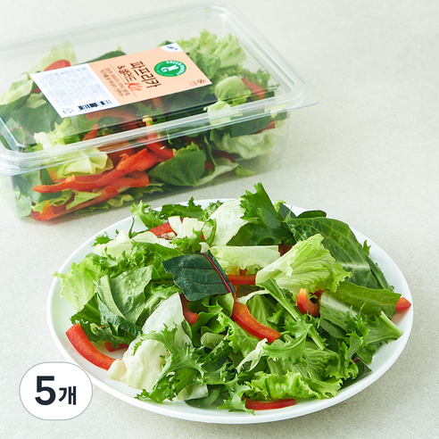 그린래빗 파프리카 & 샐러드 Kit, 180g, 5개