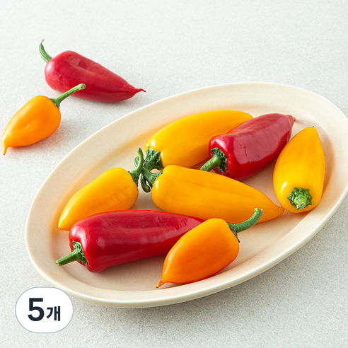 GAP 씨없는 안젤로 파프리카, 250g, 5개, 1개입
