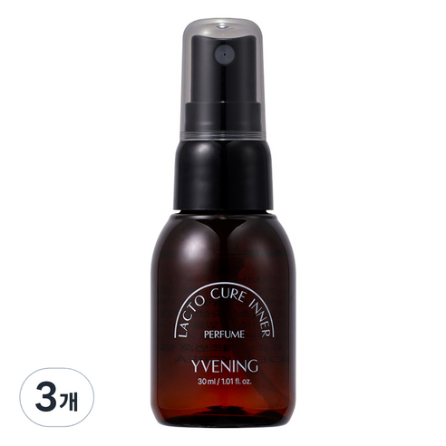와이브닝 여성용 락토큐어 이너퍼퓸 청결제, 30ml, 3개