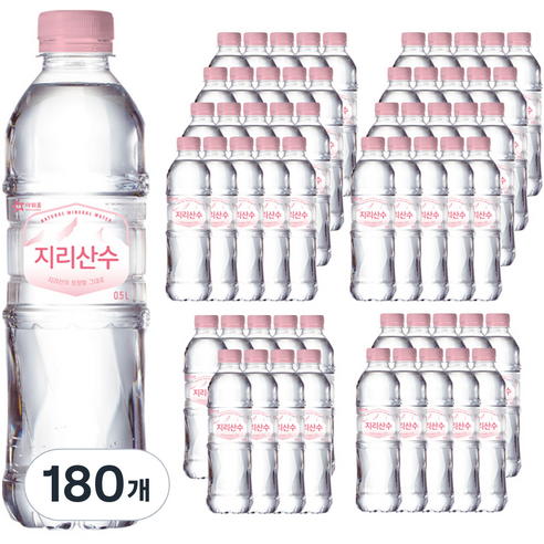아워홈 지리산수 핑크, 500ml, 180개
