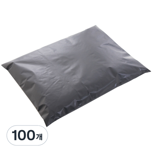 HDPE 접착 택배봉투 진회색, 100개