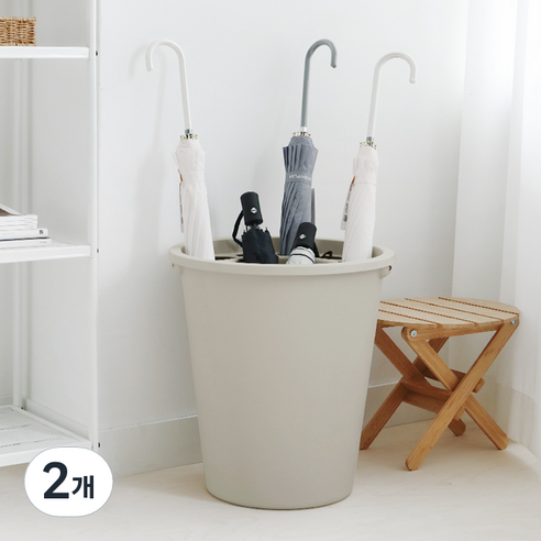 네이쳐리빙 정리가 쉬운 칸칸이 대용량 우산꽂이, 2개
