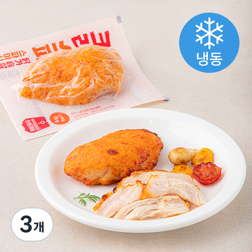 아임닭 크리스피 닭가슴살 스파이시 (냉동), 90g, 3개
