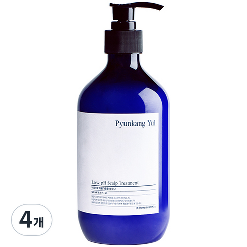 편강율 약산성 두피 트리트먼트, 4개, 500ml