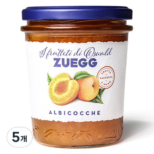 주에그 살구잼, 5개, 320g