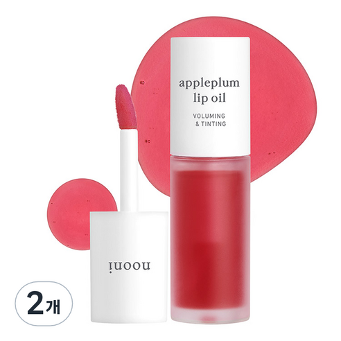 누니 애플 플럼 립 오일, 애플플럼, 3.7ml, 2개