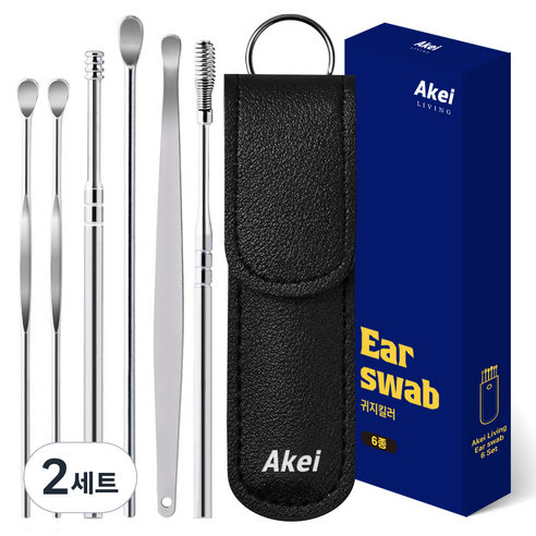 아케이 리빙 귀지킬러 6종 세트, 2세트