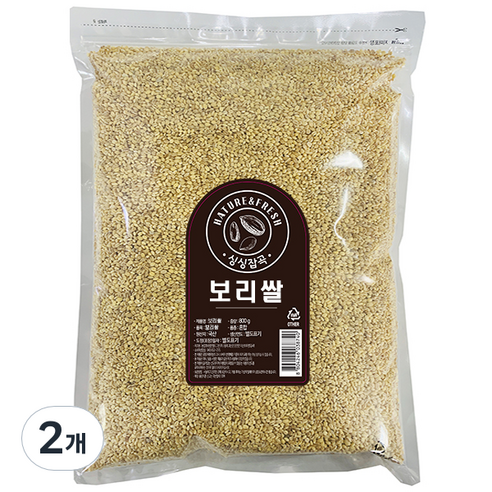싱싱잡곡 보리쌀, 800g, 2개