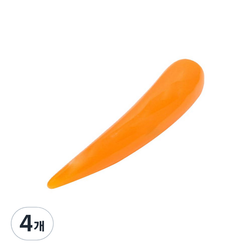라이프포인트 괄사 지압 마사지기, 4개, 오렌지(송곳)