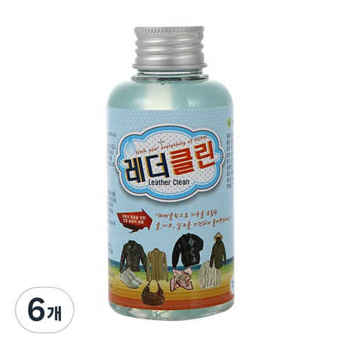 레더클린 가죽크리너, 250ml, 6개