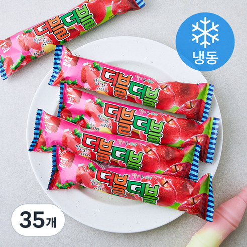 서주 더블더블 딸기 & 사과 (냉동), 35개, 1개입, 125ml