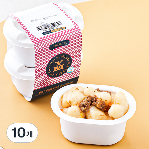 얌이밀 불고기팽이 떡볶이, 100g, 10개