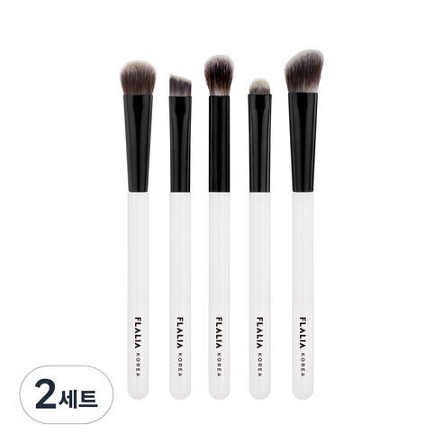 플라리아 미니 브러쉬 5종세트, 혼합 색상, 2세트