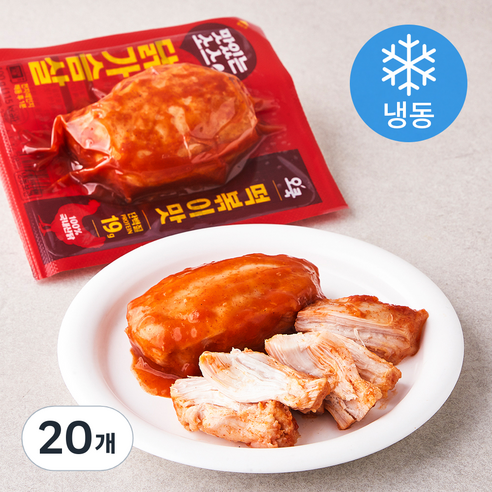 오쿡 맛있는 소스 닭가슴살 떡볶이맛 (냉동), 100g, 20개
