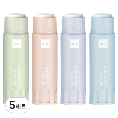델리 초강력 회전형 풀 옥수수분말 글루스틱 21g x 4종 세트, 5세트