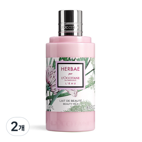 록시땅 에르베 로 뷰티 밀크, 250ml, 2개