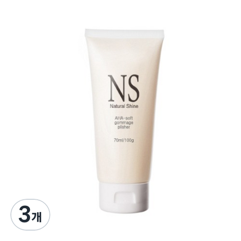 네츄럴샤인 아하 소프트 고마쥐 폴리셔, 70ml, 3개