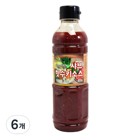 하우하우 샤브핫수끼소스, 500g, 6개