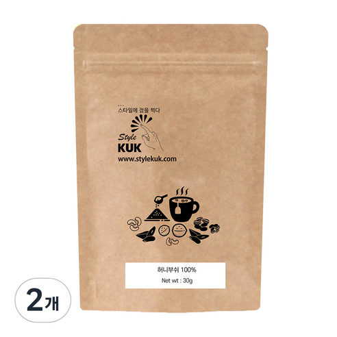 스타일쿡 허니부쉬 티백, 1g, 30개입, 2개