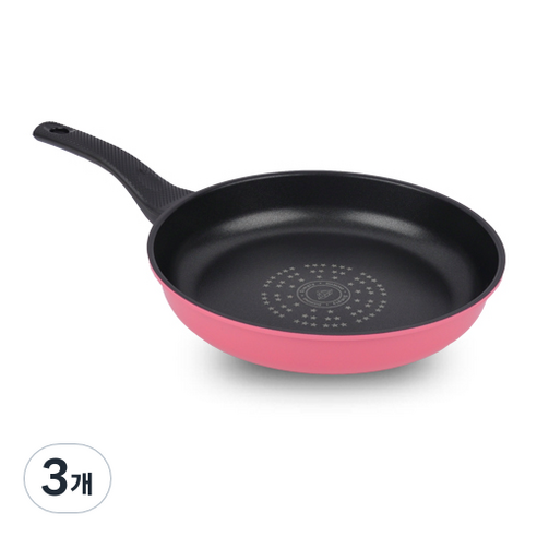 키친아트 프리미엄 파스텔 프라이팬, 28cm, 3개