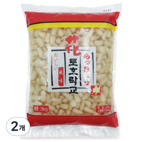 토호식품 락교 파우치, 3kg, 2개