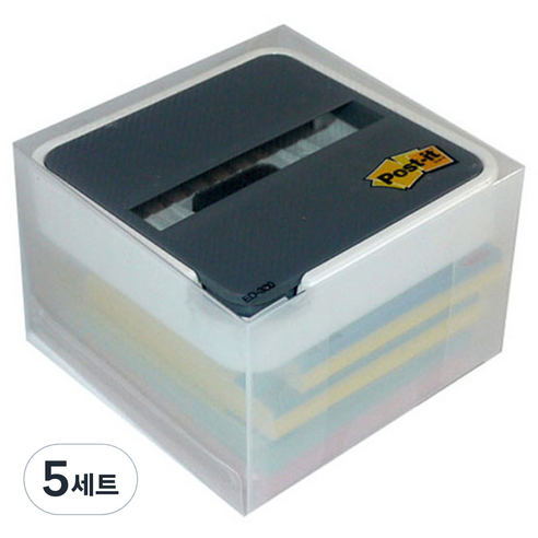 포스트잇 팝업 엣지 디스펜서 ED-330, 혼합색상, 400개입, 5세트